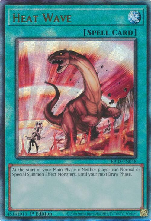 Heat Wave (UTR) [RA03-EN058] Prismatic Ultimate Rare | Exor Games Dartmouth