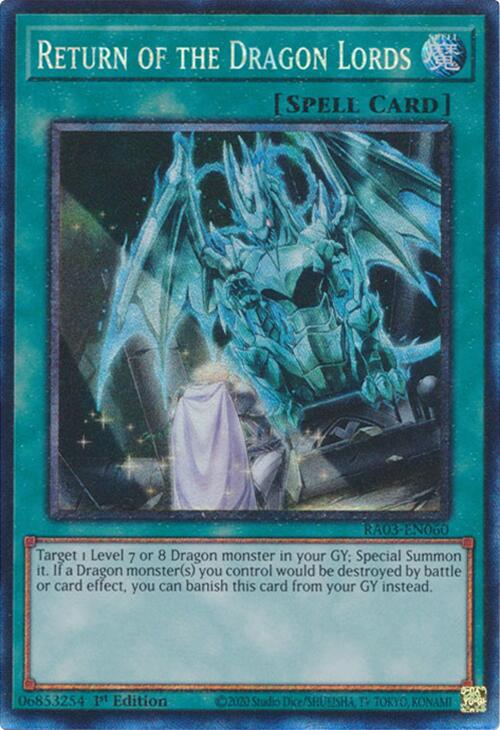 Return of the Dragon Lords (CR) [RA03-EN060] Prismatic Collector's Rare | Exor Games Dartmouth