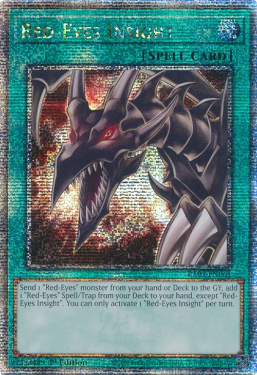 Red-Eyes Insight (Quarter Century Secret Rare) [RA03-EN061] Quarter Century Secret Rare | Exor Games Dartmouth