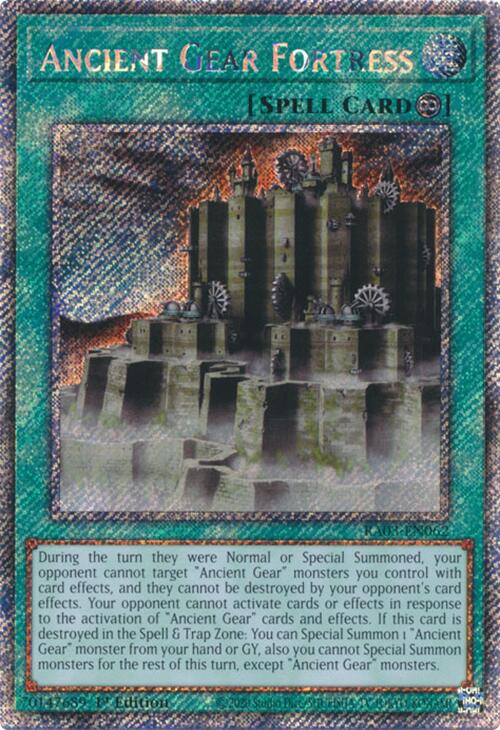 Ancient Gear Fortress (Platinum Secret Rare) [RA03-EN062] Platinum Secret Rare | Exor Games Dartmouth