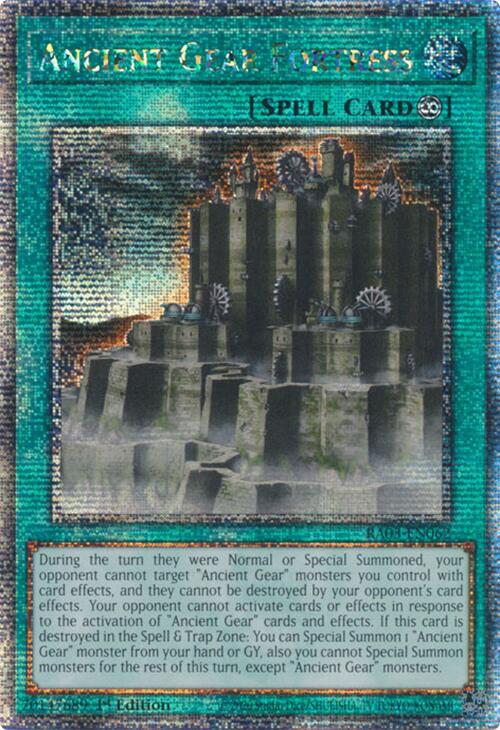 Ancient Gear Fortress (Quarter Century Secret Rare) [RA03-EN062] Quarter Century Secret Rare | Exor Games Dartmouth