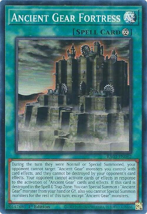 Ancient Gear Fortress [RA03-EN062] Super Rare | Exor Games Dartmouth