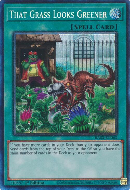 That Grass Looks Greener (CR) [RA03-EN063] Prismatic Collector's Rare | Exor Games Dartmouth