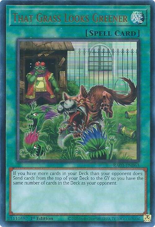 That Grass Looks Greener (UR) [RA03-EN063] Ultra Rare | Exor Games Dartmouth