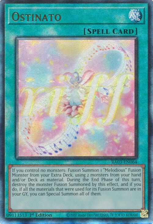 Ostinato (UTR) [RA03-EN064] Prismatic Ultimate Rare | Exor Games Dartmouth