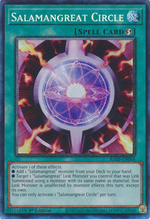 Salamangreat Circle (CR) [RA03-EN066] Prismatic Collector's Rare | Exor Games Dartmouth