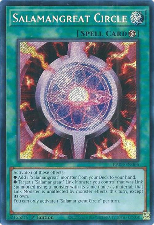 Salamangreat Circle (Secret Rare) [RA03-EN066] Secret Rare | Exor Games Dartmouth