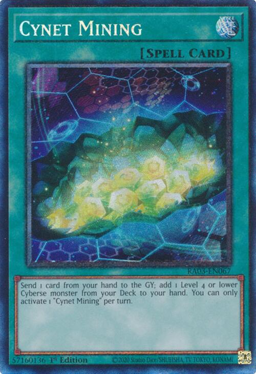 Cynet Mining (CR) [RA03-EN067] Prismatic Collector's Rare | Exor Games Dartmouth