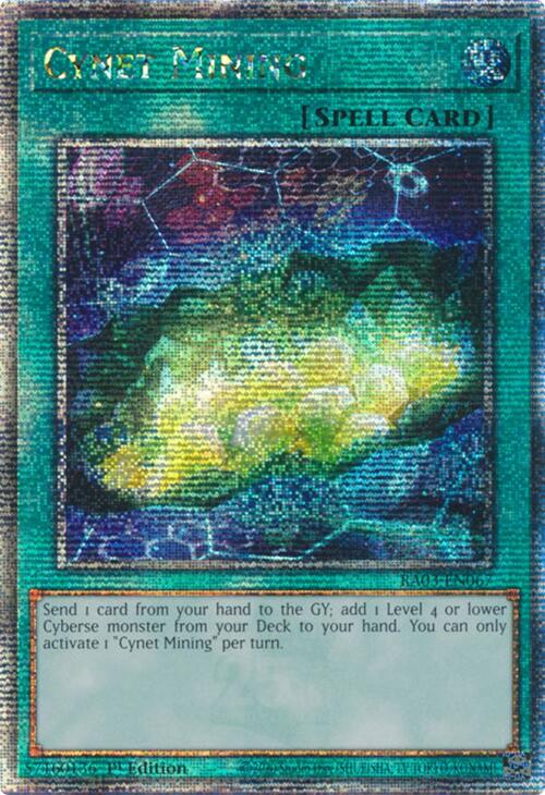Cynet Mining (Quarter Century Secret Rare) [RA03-EN067] Quarter Century Secret Rare | Exor Games Dartmouth