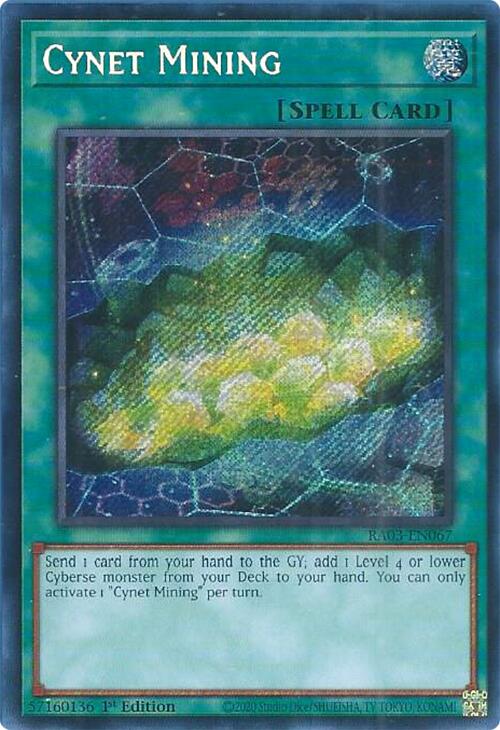 Cynet Mining (Secret Rare) [RA03-EN067] Secret Rare | Exor Games Dartmouth