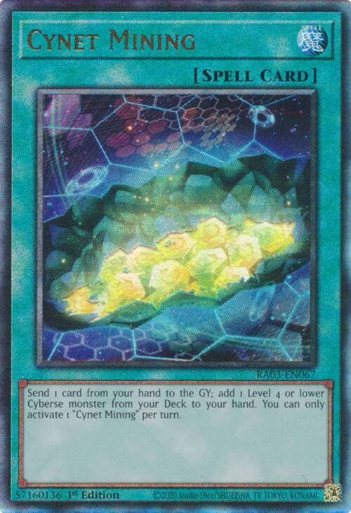 Cynet Mining (UTR) [RA03-EN067] Prismatic Ultimate Rare | Exor Games Dartmouth