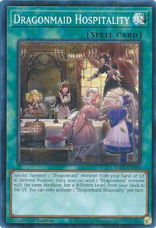 Dragonmaid Hospitality [RA03-EN068] Super Rare | Exor Games Dartmouth