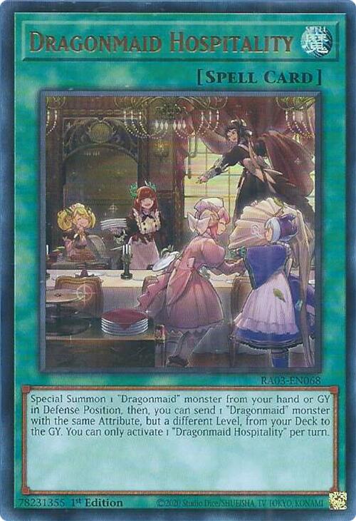 Dragonmaid Hospitality (UR) [RA03-EN068] Ultra Rare | Exor Games Dartmouth