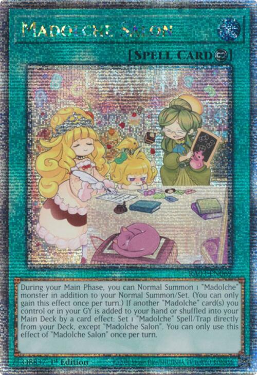 Madolche Salon (Quarter Century Secret Rare) [RA03-EN069] Quarter Century Secret Rare | Exor Games Dartmouth