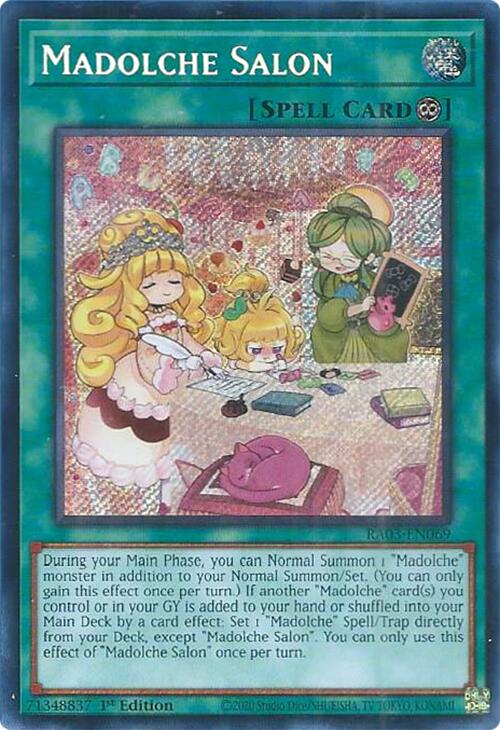 Madolche Salon (Secret Rare) [RA03-EN069] Secret Rare | Exor Games Dartmouth