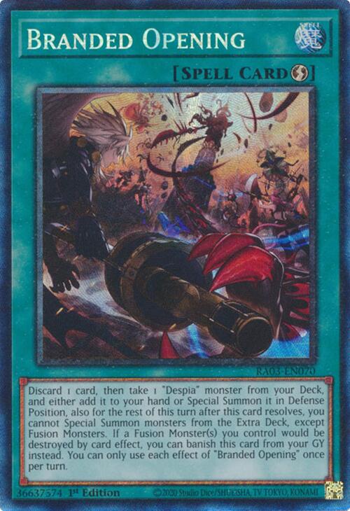 Branded Opening (CR) [RA03-EN070] Prismatic Collector's Rare | Exor Games Dartmouth