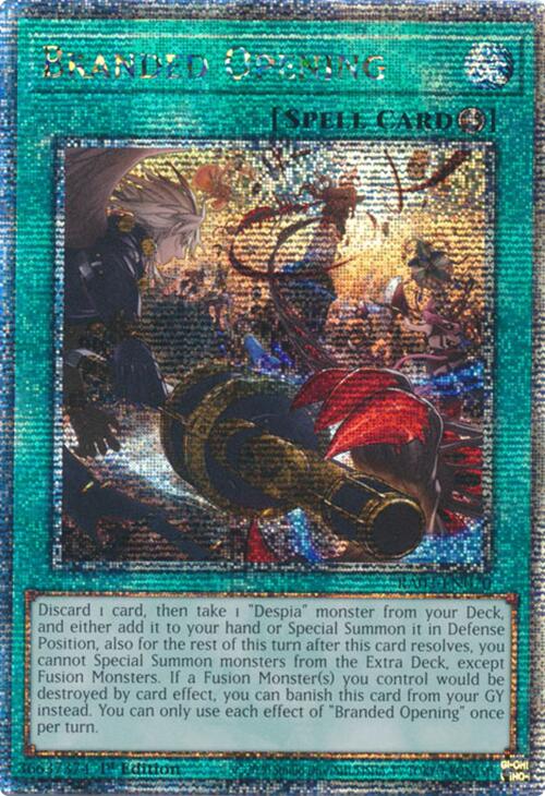 Branded Opening (Quarter Century Secret Rare) [RA03-EN070] Quarter Century Secret Rare | Exor Games Dartmouth