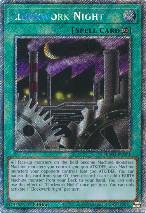 Clockwork Night (Platinum Secret Rare) [RA03-EN071] Platinum Secret Rare | Exor Games Dartmouth