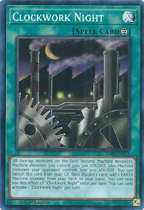 Clockwork Night [RA03-EN071] Super Rare | Exor Games Dartmouth