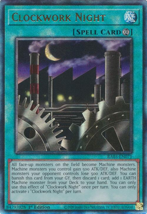 Clockwork Night (UTR) [RA03-EN071] Prismatic Ultimate Rare | Exor Games Dartmouth