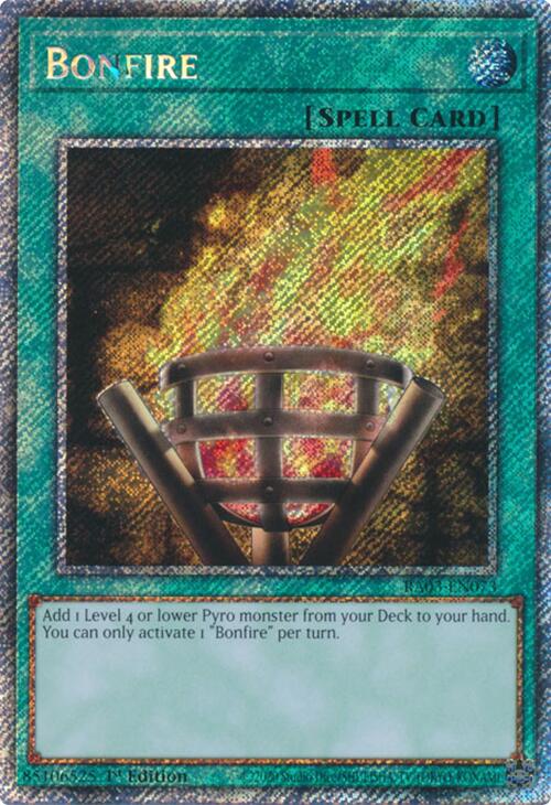 Bonfire (Platinum Secret Rare) [RA03-EN073] Platinum Secret Rare | Exor Games Dartmouth