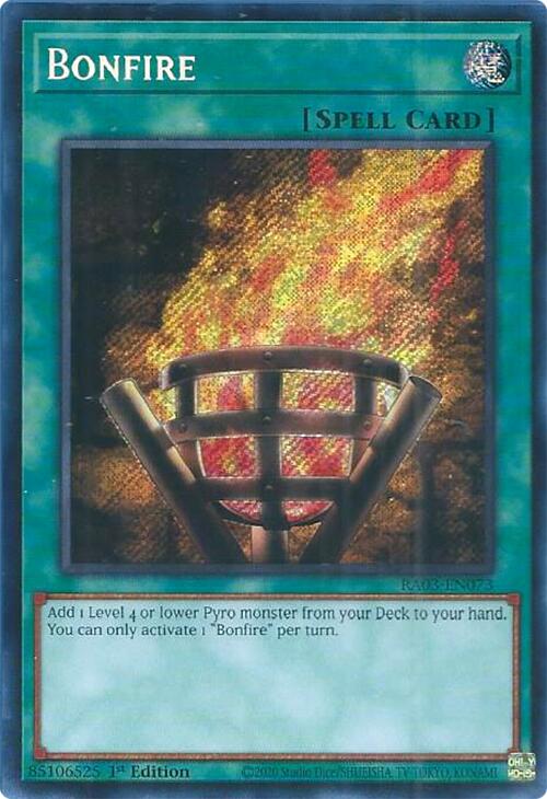 Bonfire (Secret Rare) [RA03-EN073] Secret Rare | Exor Games Dartmouth