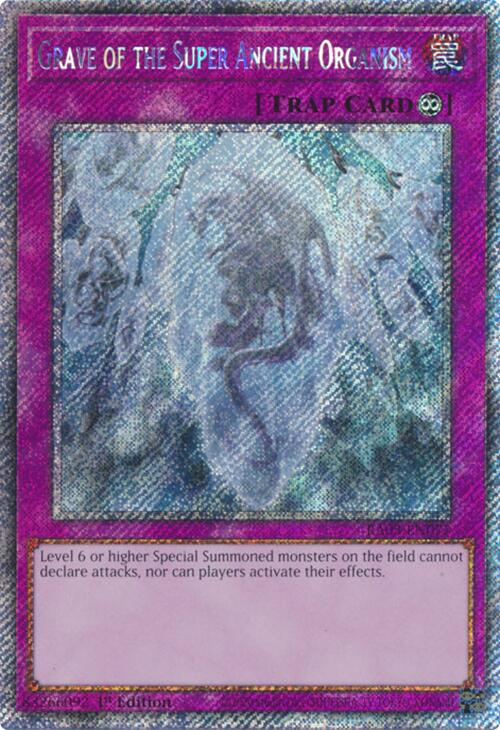 Grave of the Super Ancient Organism (Platinum Secret Rare) [RA03-EN077] Platinum Secret Rare | Exor Games Dartmouth