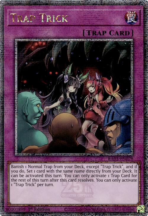 Trap Trick (Quarter Century Secret Rare) [RA03-EN078] Quarter Century Secret Rare | Exor Games Dartmouth