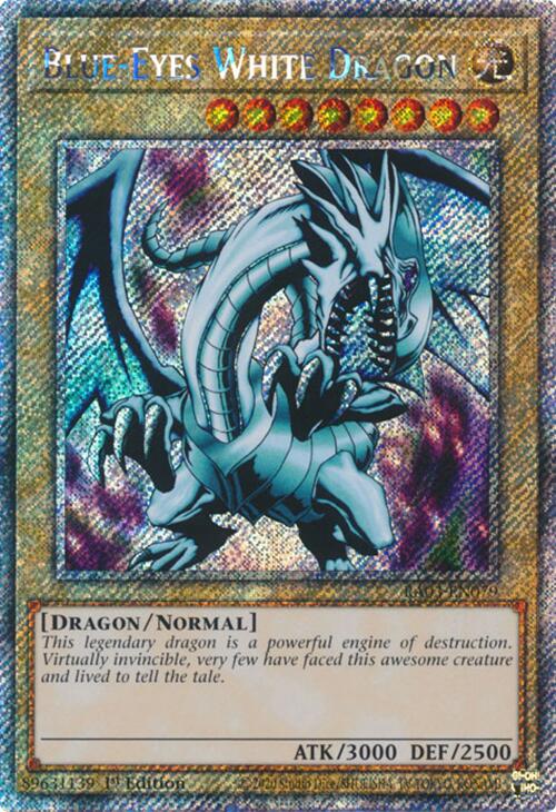 Blue-Eyes White Dragon (Platinum Secret Rare) [RA03-EN079] Platinum Secret Rare | Exor Games Dartmouth
