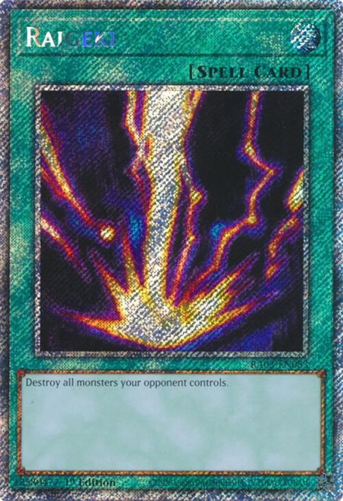Raigeki (Platinum Secret Rare) [RA03-EN083] Platinum Secret Rare | Exor Games Dartmouth