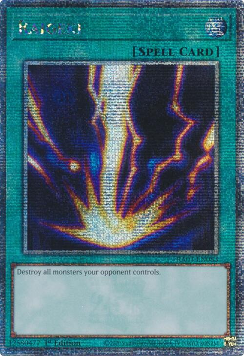 Raigeki (Quarter Century Secret Rare) [RA03-EN083] Quarter Century Secret Rare | Exor Games Dartmouth