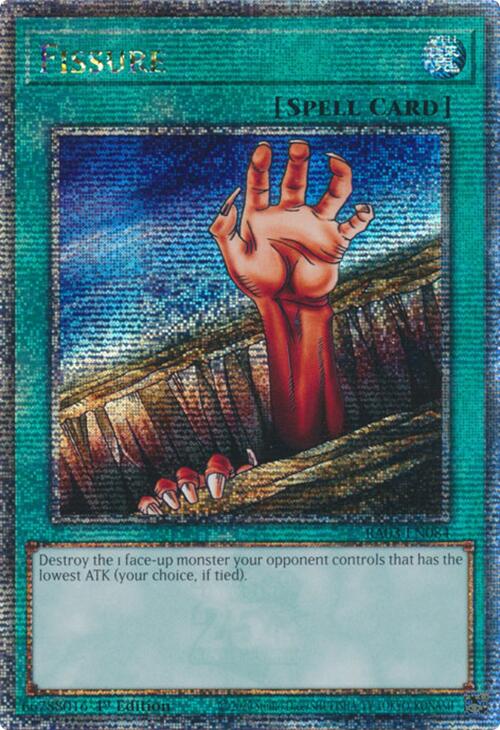 Fissure (Quarter Century Secret Rare) [RA03-EN084] Quarter Century Secret Rare | Exor Games Dartmouth