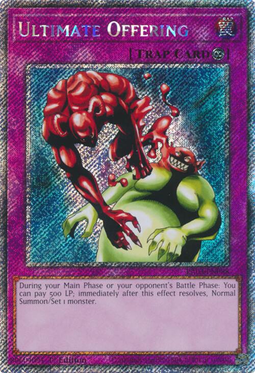 Ultimate Offering (Platinum Secret Rare) [RA03-EN088] Platinum Secret Rare | Exor Games Dartmouth