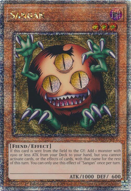 Sangan (Quarter Century Secret Rare) [RA03-EN089] Quarter Century Secret Rare | Exor Games Dartmouth