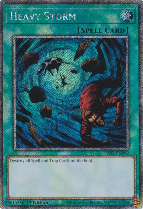 Heavy Storm (Platinum Secret Rare) [RA03-EN092] Platinum Secret Rare | Exor Games Dartmouth