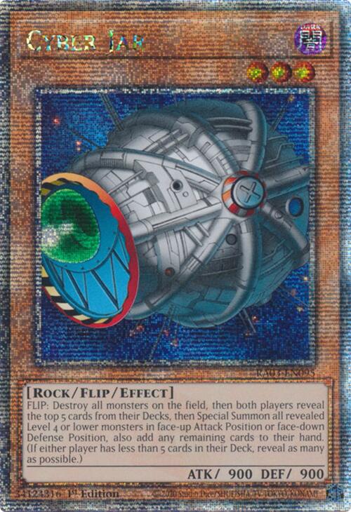 Cyber Jar (Quarter Century Secret Rare) [RA03-EN095] Quarter Century Secret Rare | Exor Games Dartmouth