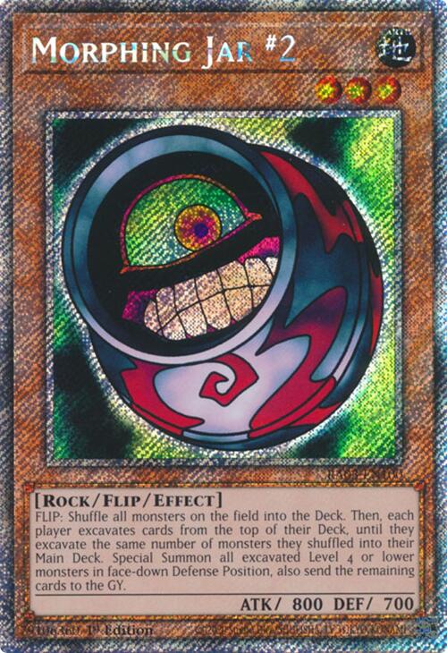 Morphing Jar #2 (Platinum Secret Rare) [RA03-EN100] Platinum Secret Rare | Exor Games Dartmouth