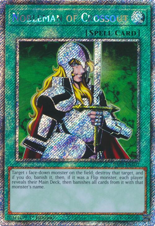 Nobleman of Crossout (Platinum Secret Rare) [RA03-EN102] Platinum Secret Rare | Exor Games Dartmouth