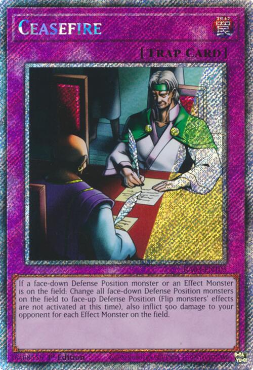 Ceasefire (Platinum Secret Rare) [RA03-EN105] Platinum Secret Rare | Exor Games Dartmouth