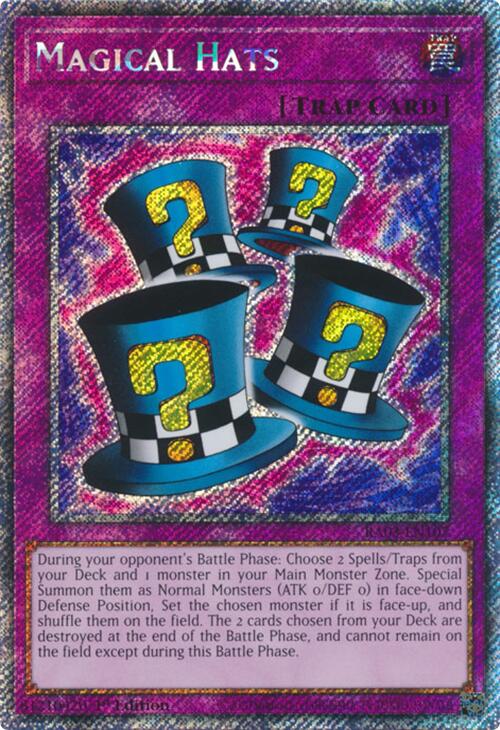 Magical Hats (Platinum Secret Rare) [RA03-EN107] Platinum Secret Rare | Exor Games Dartmouth