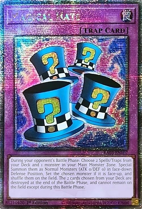 Magical Hats (Quarter Century Secret Rare) [RA03-EN107] Quarter Century Secret Rare | Exor Games Dartmouth