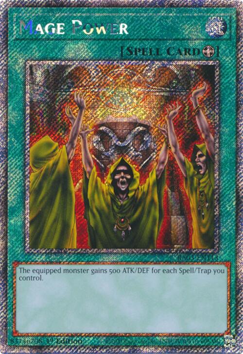 Mage Power (Platinum Secret Rare) [RA03-EN113] Platinum Secret Rare | Exor Games Dartmouth