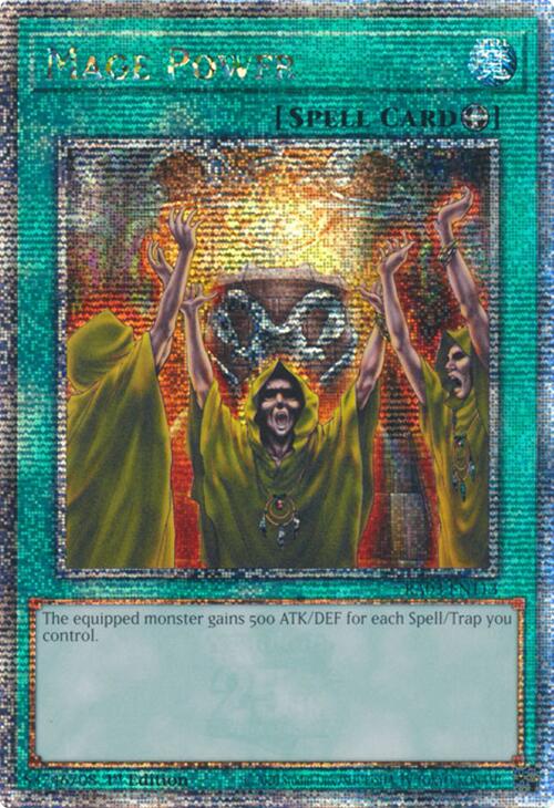 Mage Power (Quarter Century Secret Rare) [RA03-EN113] Quarter Century Secret Rare | Exor Games Dartmouth