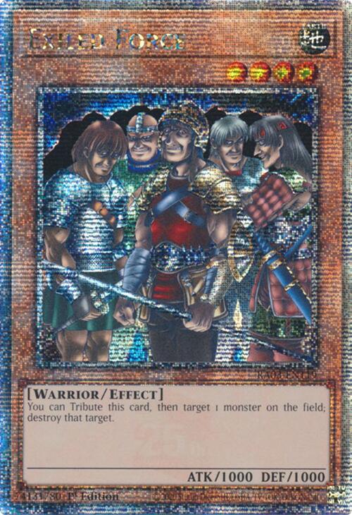 Exiled Force (Quarter Century Secret Rare) [RA03-EN119] Quarter Century Secret Rare | Exor Games Dartmouth