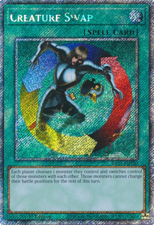 Creature Swap (Platinum Secret Rare) [RA03-EN120] Platinum Secret Rare | Exor Games Dartmouth