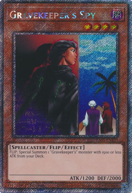 Gravekeeper's Spy (Platinum Secret Rare) [RA03-EN121] Platinum Secret Rare | Exor Games Dartmouth