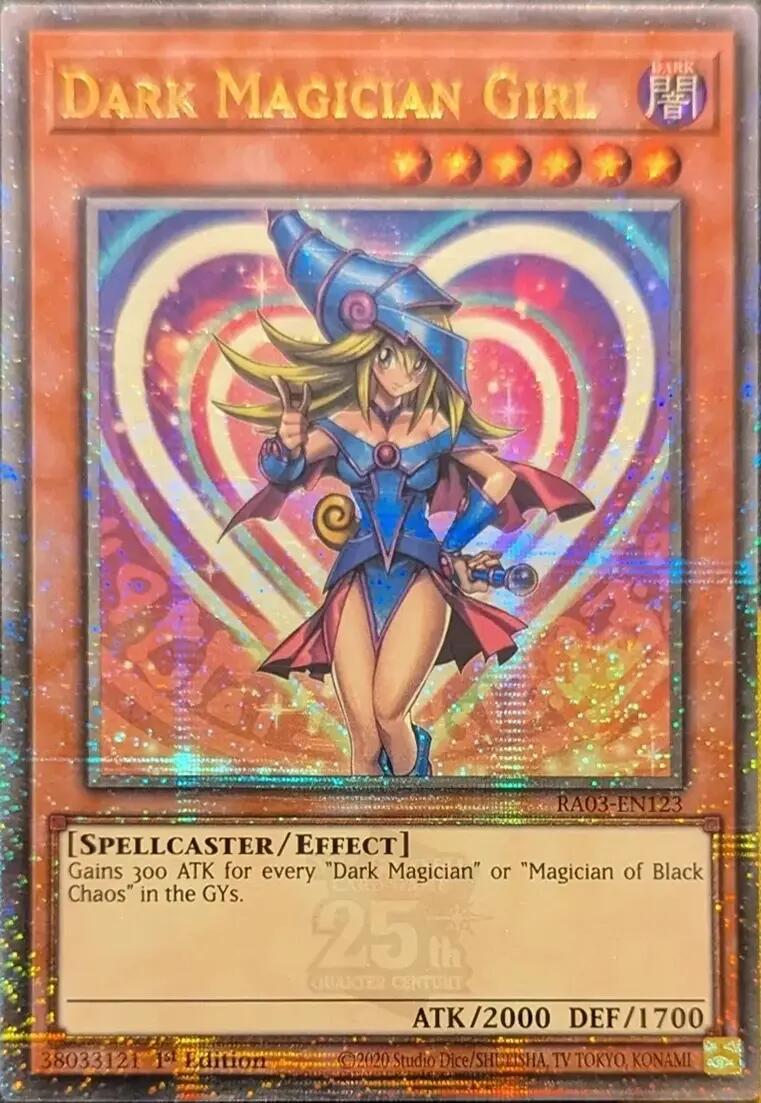 Dark Magician Girl (Quarter Century Secret Rare) [RA03-EN123] Quarter Century Secret Rare | Exor Games Dartmouth