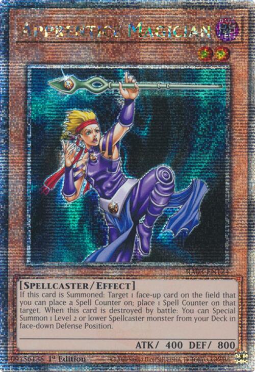 Apprentice Magician (Quarter Century Secret Rare) [RA03-EN124] Quarter Century Secret Rare | Exor Games Dartmouth