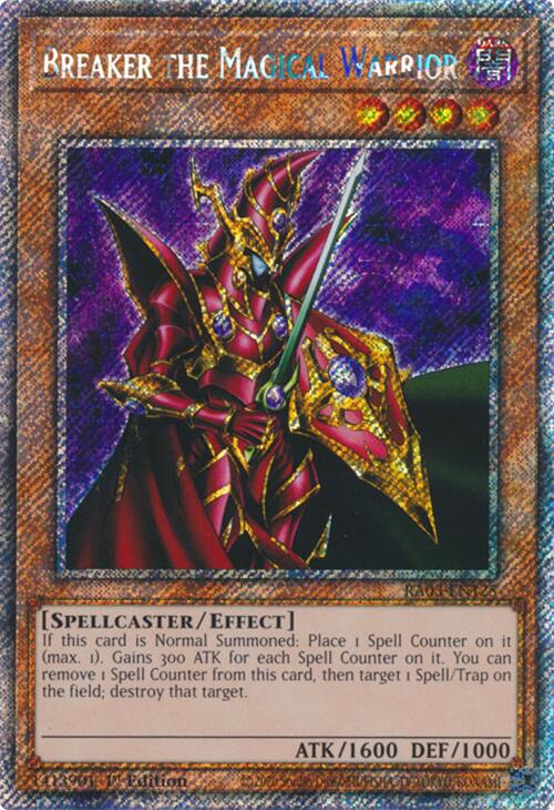 Breaker the Magical Warrior (Platinum Secret Rare) [RA03-EN125] Platinum Secret Rare | Exor Games Dartmouth