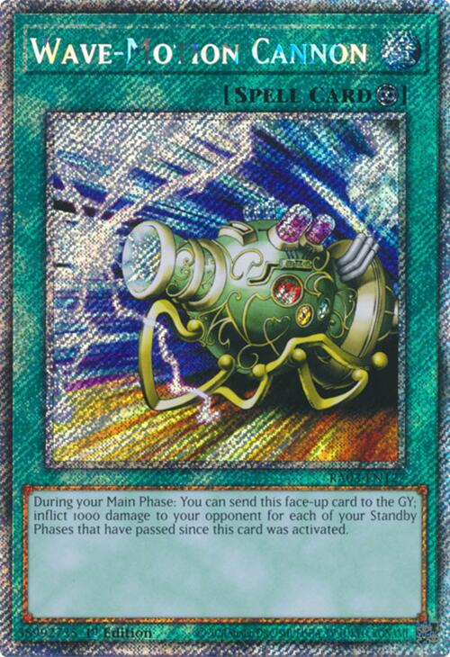 Wave-Motion Cannon (Platinum Secret Rare) [RA03-EN127] Platinum Secret Rare | Exor Games Dartmouth